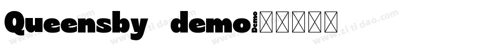 Queensby  demo字体转换